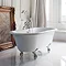 Burlington - Windsor Double Ended 1500mm Freestanding Bath with Legs Large Image