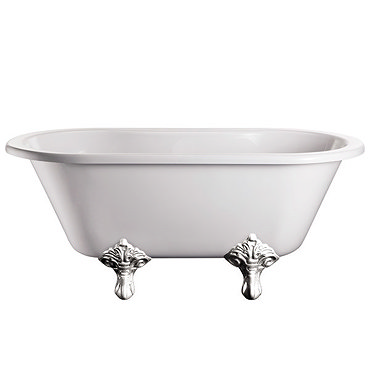 Burlington - Windsor Double Ended 1500mm Freestanding Bath with Legs Profile Large Image