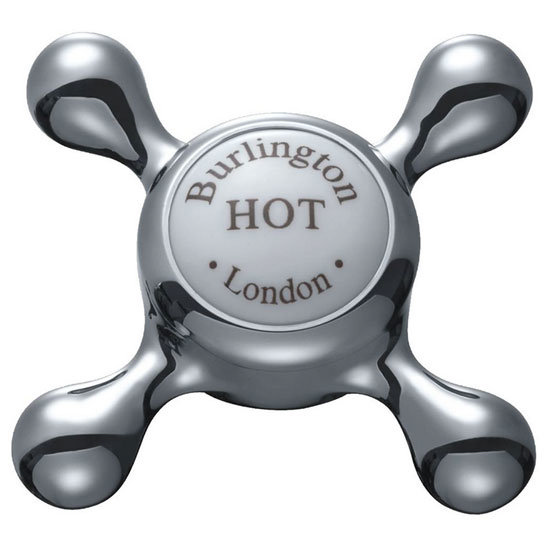 Burlington Wye Claremont Exposed Valve w Rigid Riser, Straight Arm and 6" Shower Rose Profile Large Image