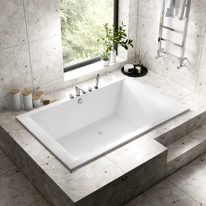 Buxton 2000 x 1000 Large Double Ended Inset Bath