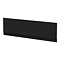 Buxton Matt Black Double Ended Bath with Matching Front Panel 
