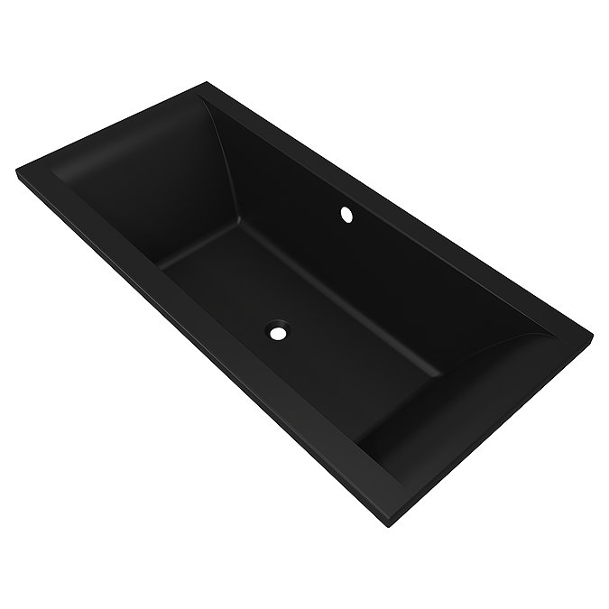 Buxton Double Ended Bath - Matt Black