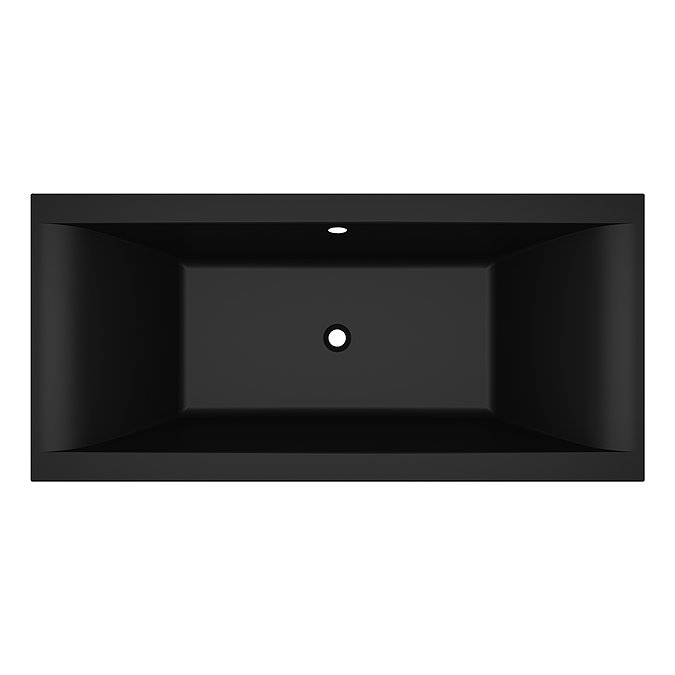 Buxton Matt Black Double Ended Bath