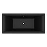 Buxton Matt Black Double Ended Bath