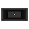 Buxton Double Ended Bath - Matt Black