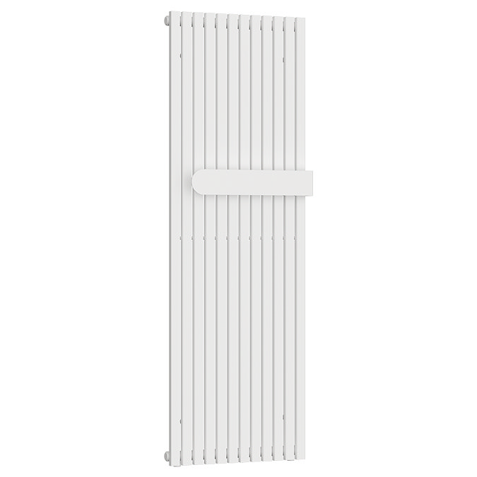 Cadiz 1600 x 530 Designer Radiator with Towel Bar White