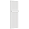 Cadiz 1600 x 530 Designer Radiator with Towel Bar White