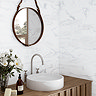 Calabor White Marble Stone Effect Tiles - 80 x 442mm