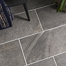 Calanna Anthracite Gloss Speckled Stone Effect Tiles - 300 x 600mm