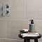 Calanna Ivory Gloss Speckled Stone Effect Tiles - 300 x 600mm