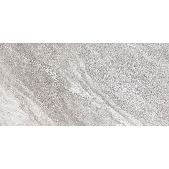 Calanna Grey Gloss Speckled Stone Effect Tiles - 300 x 600mm