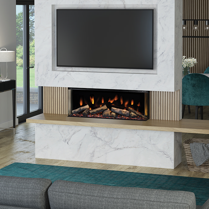 Caldo Axis 1000mm Media Wall Electric Fire