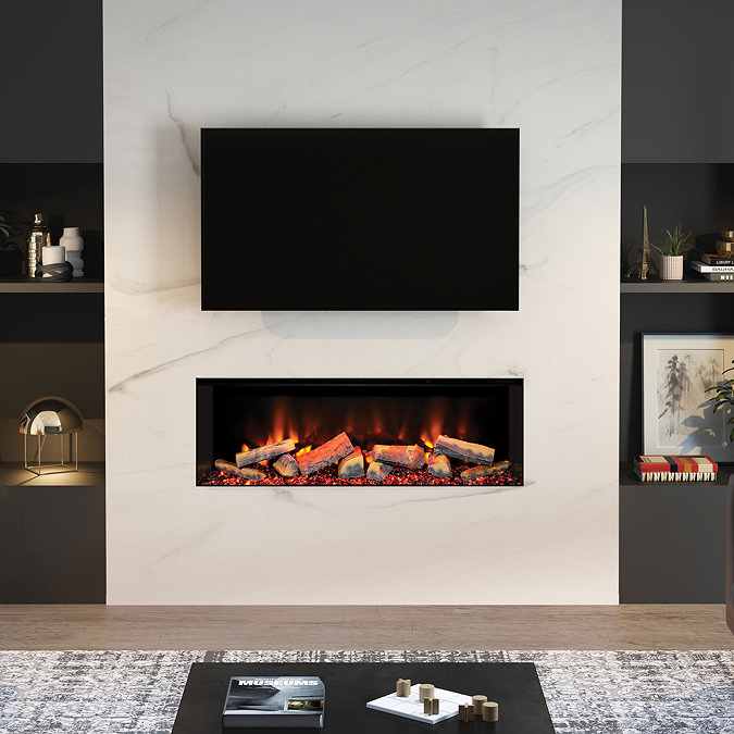 Caldo Axis 1250mm Media Wall Electric Fire