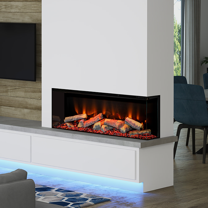 Caldo Axis 1250mm Media Wall Electric Fire