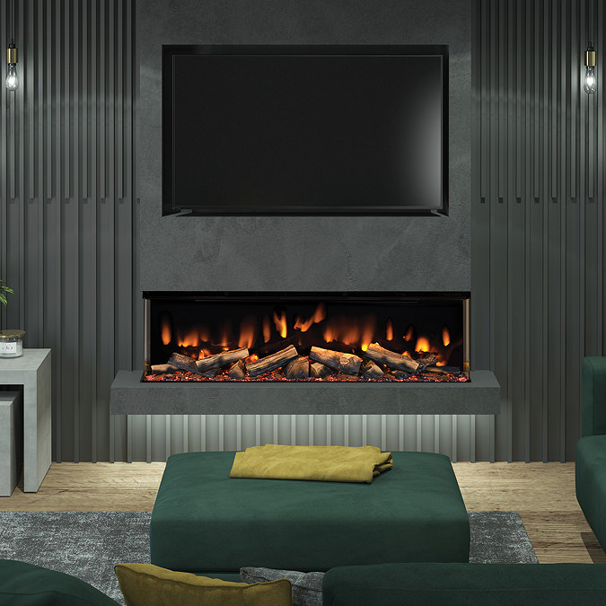 Caldo Axis 1500mm Media Wall Electric Fire
