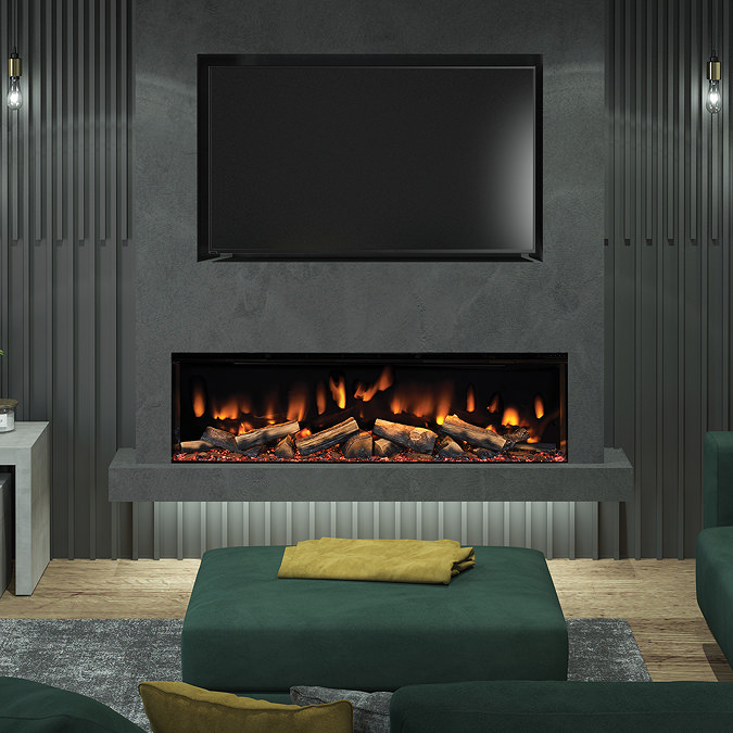 Caldo Axis 1500mm Media Wall Electric Fire