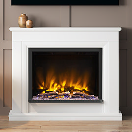 Caldo Beacon Timber Electric Fireplace Suite