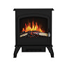Caldo Blackwood 495mm Traditional Matt Black Electric Stove