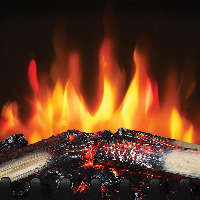 Caldo Blackwood 495mm Traditional Matt Black Electric Stove