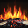 Caldo Blackwood 495mm Traditional Matt Black Electric Stove