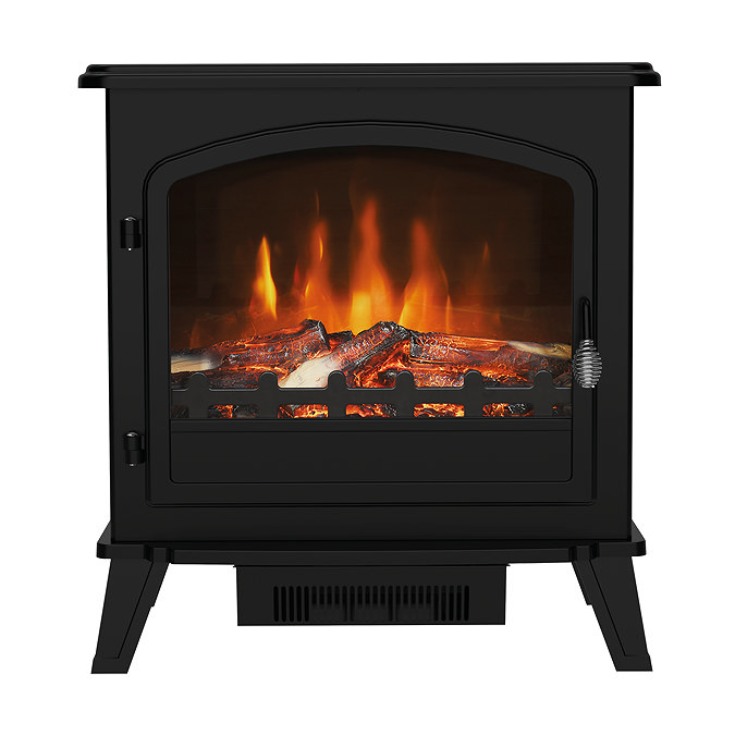 Caldo Blackwood 635mm Traditional Matt Black Electric Stove