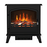 Caldo Blackwood 635mm Traditional Matt Black Electric Stove