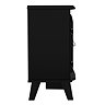 Caldo Blackwood 635mm Traditional Matt Black Electric Stove