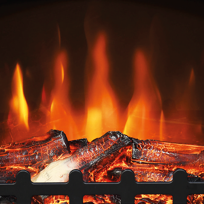Caldo Blackwood 635mm Traditional Matt Black Electric Stove