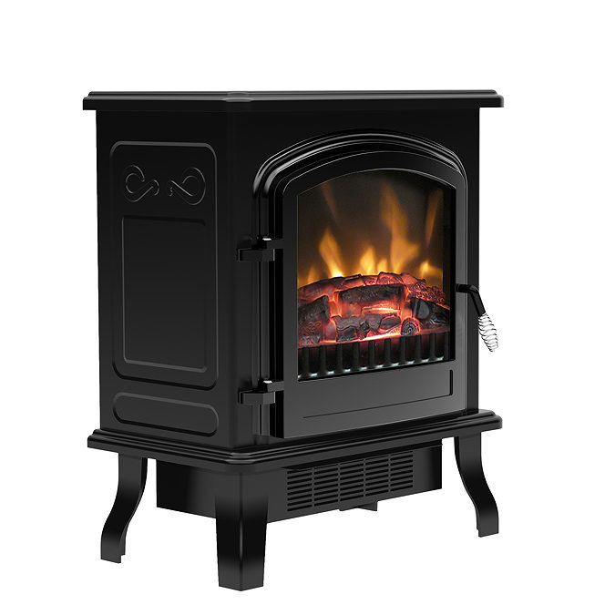 Caldo Canterbury Traditional Matt Black Electric Stove