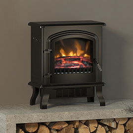 Caldo Canterbury Traditional Matt Black Electric Stove