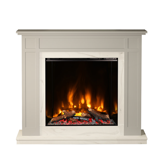 Caldo Clarity Timber Electric Fireplace Suite