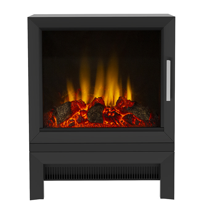 Caldo Ember Modern Matt Black Electric Stove