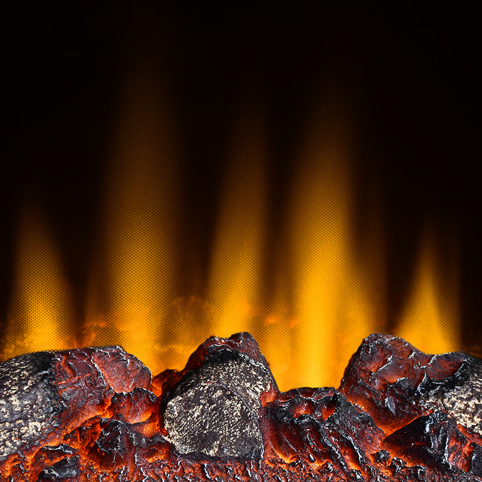 Caldo Ember Modern Matt Black Electric Stove