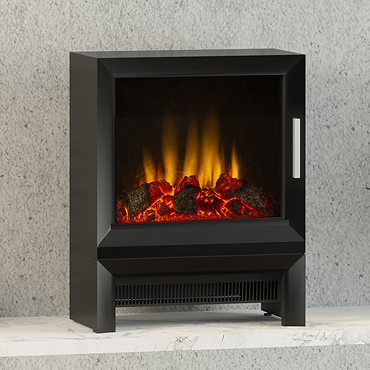 Caldo Ember Modern Matt Black Electric Stove