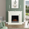 Caldo Haven Classic Timber Electric Fireplace Suite