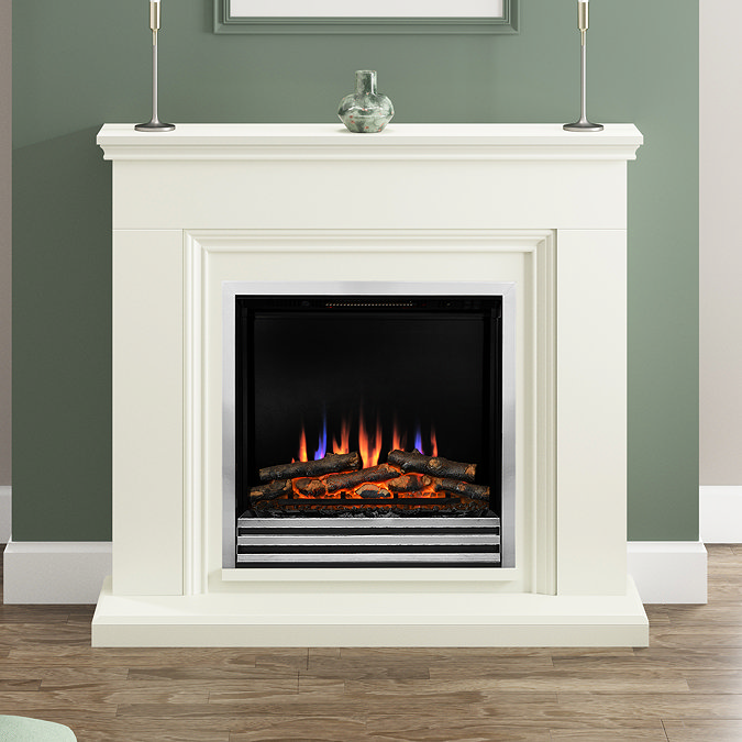 Caldo Haven Classic Timber Electric Fireplace Suite
