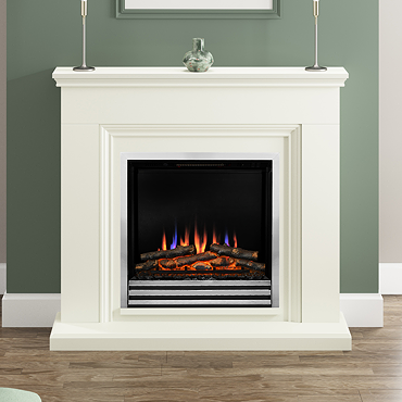 Caldo Haven Classic Timber Electric Fireplace Suite