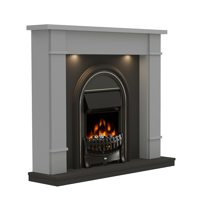 Caldo Kensington Timber Electric Fireplace Suite