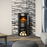 Caldo Moda Freestanding Electric Stove with Log Store