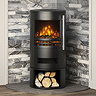 Caldo Moda Freestanding Electric Stove with Log Store