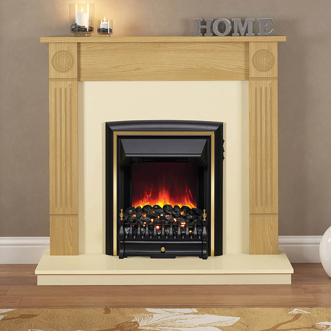 Caldo Monarch Inset Electric Fire - Black