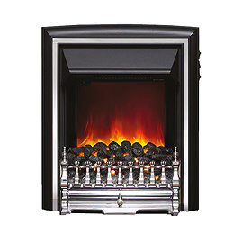 Caldo Monarch Inset Electric Fire - Chrome