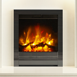Caldo Nexus Inset Electric Fire - Black Nickel