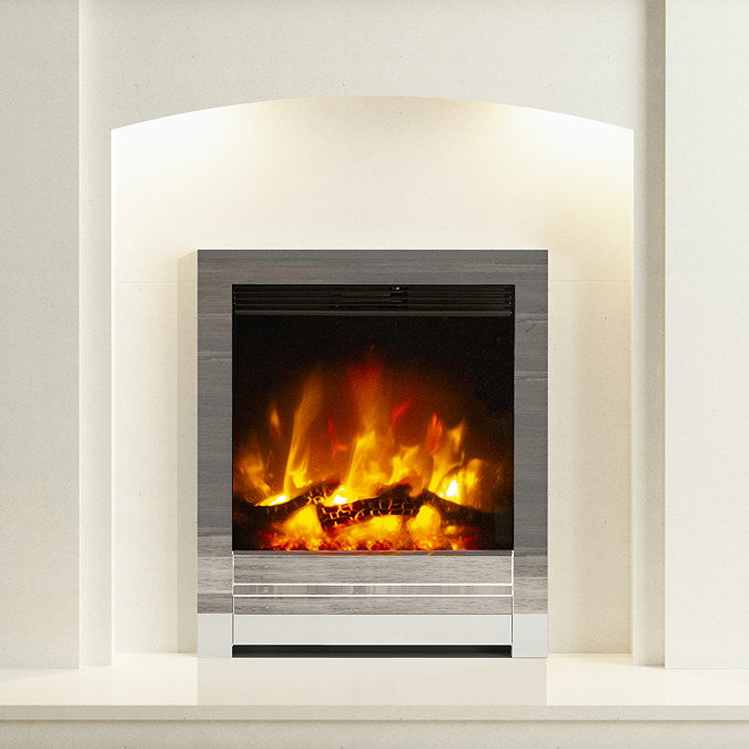 Caldo Nexus Inset Electric Fire - Chrome