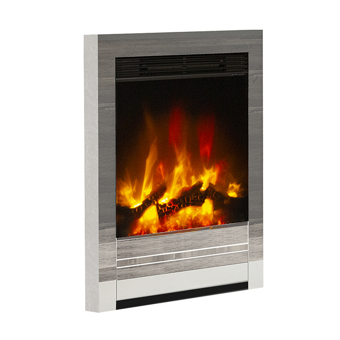 Caldo Nexus Inset Electric Fire - Chrome