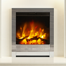 Caldo Nexus Inset Electric Fire - Chrome
