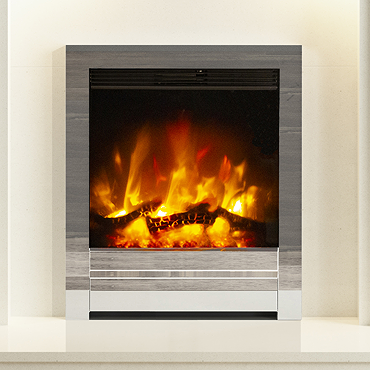 Caldo Nexus Inset Electric Fire - Chrome
