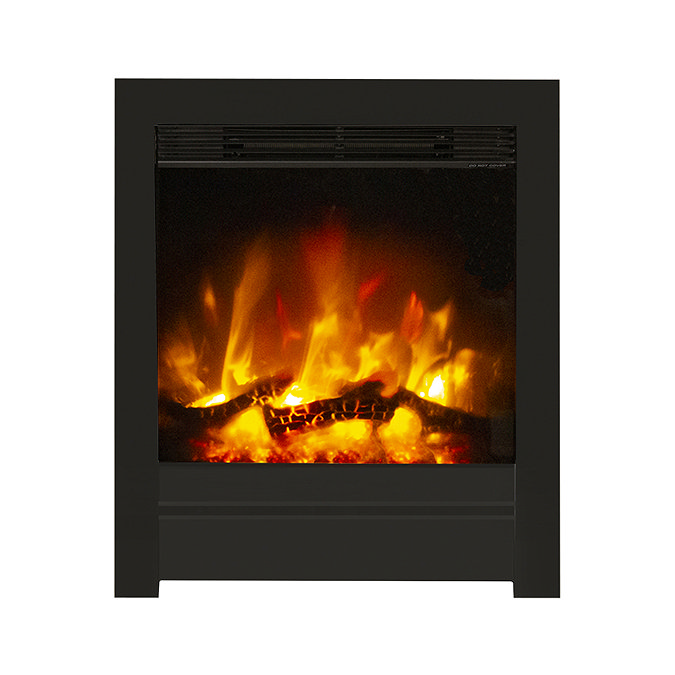 Caldo Nexus Inset Electric Fire - Matt Black