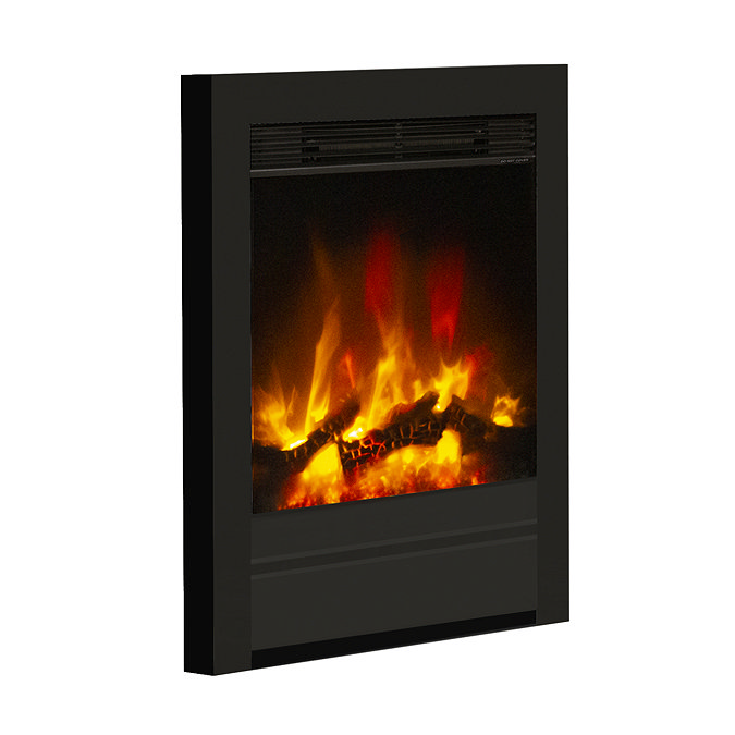 Caldo Nexus Inset Electric Fire - Matt Black