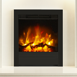 Caldo Nexus Inset Electric Fire - Matt Black